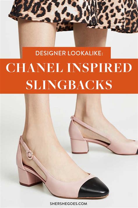 chanel inspired slingbacks|best chanel knockoff handbags.